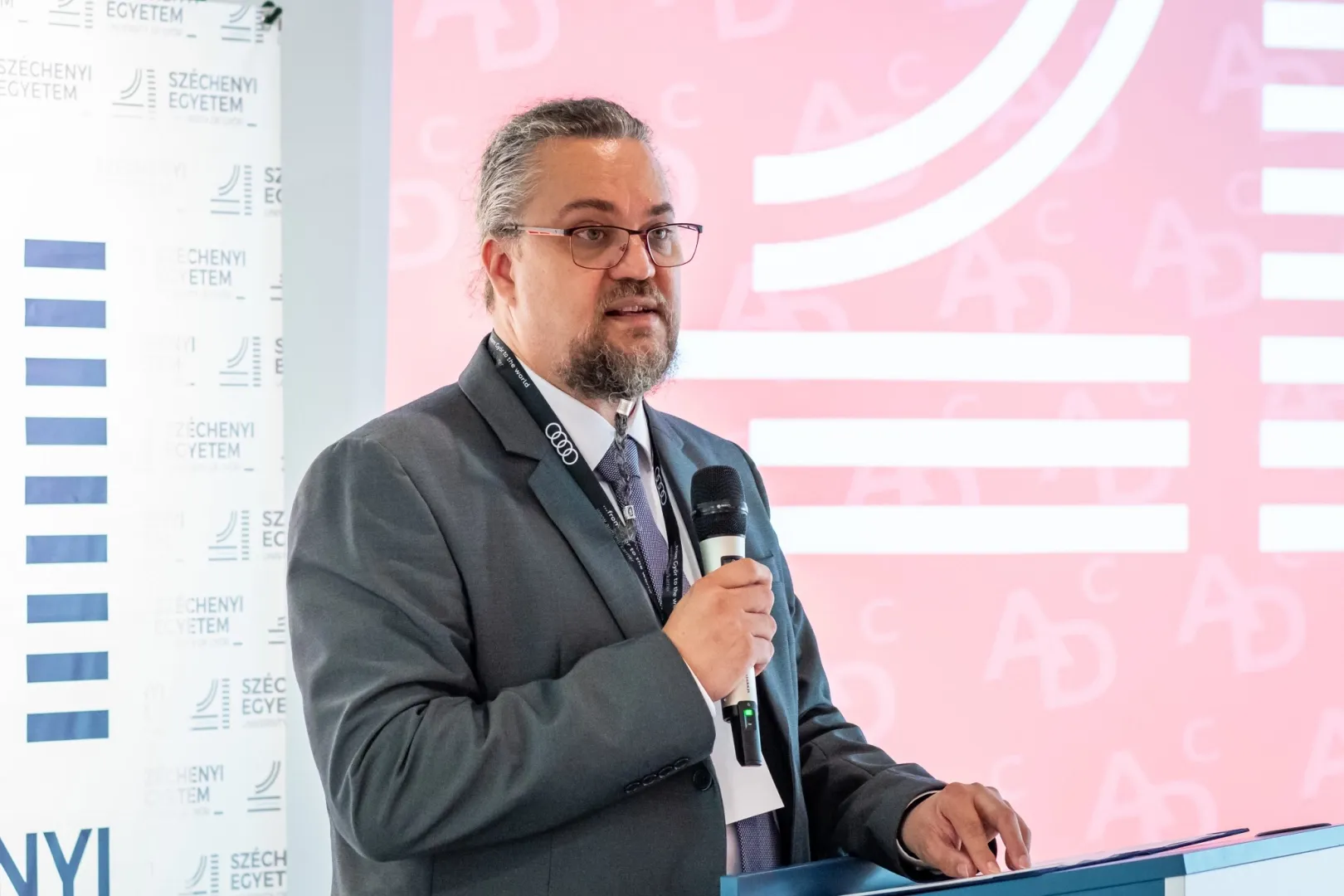 Professor Dr Gábor Dogossy, Dean of the Audi Hungaria Faculty of Engineering (Photo: Gergely Nagy)